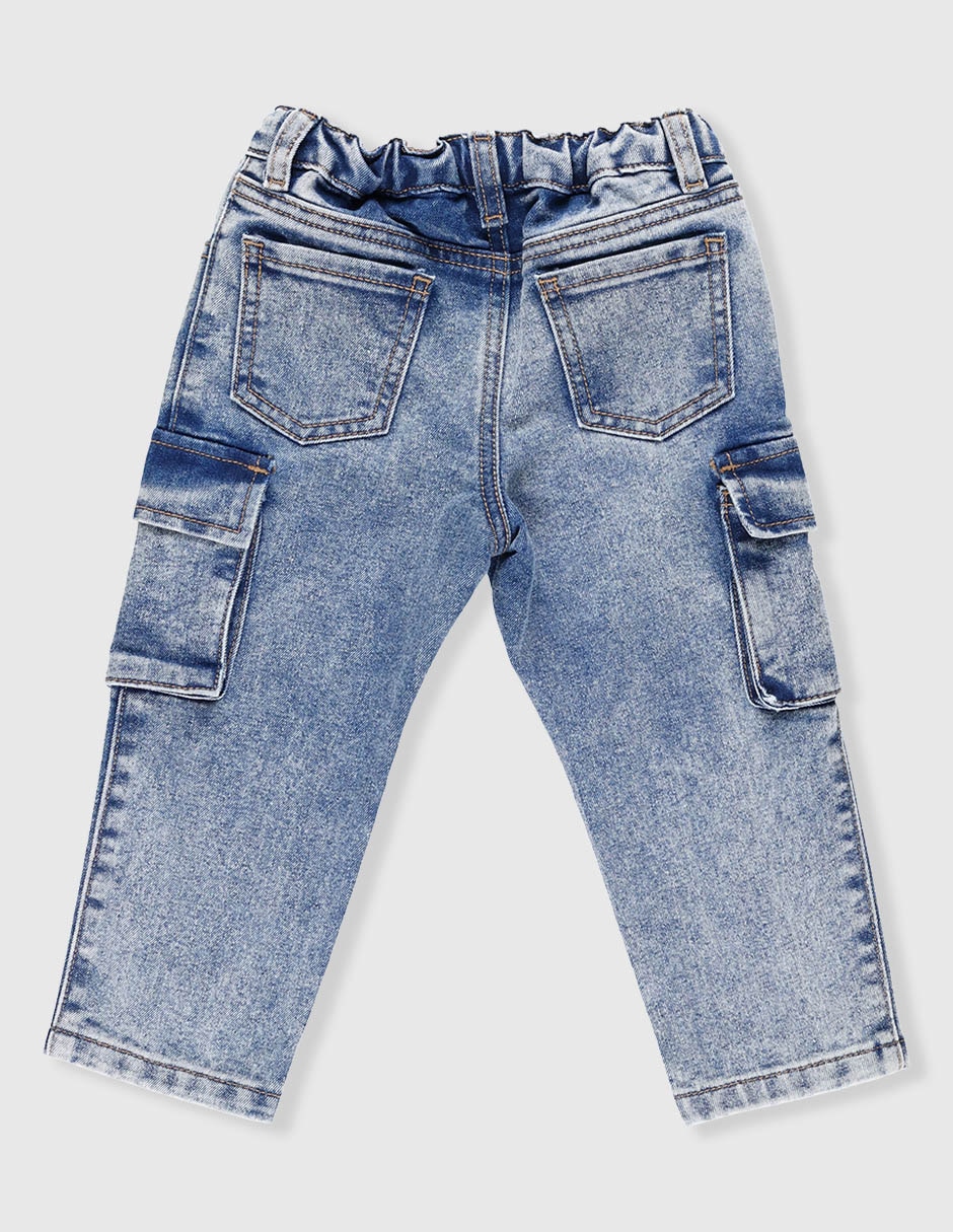 Jeans cargo baggy para niño 2