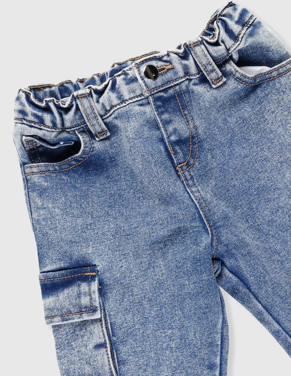 Jeans cargo baggy para niño 3