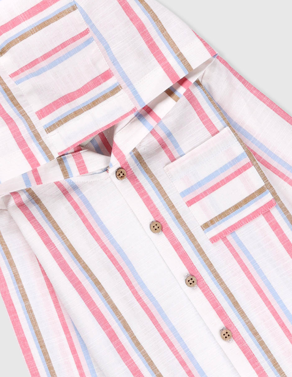 Camisa casual manga larga para bebé 4
