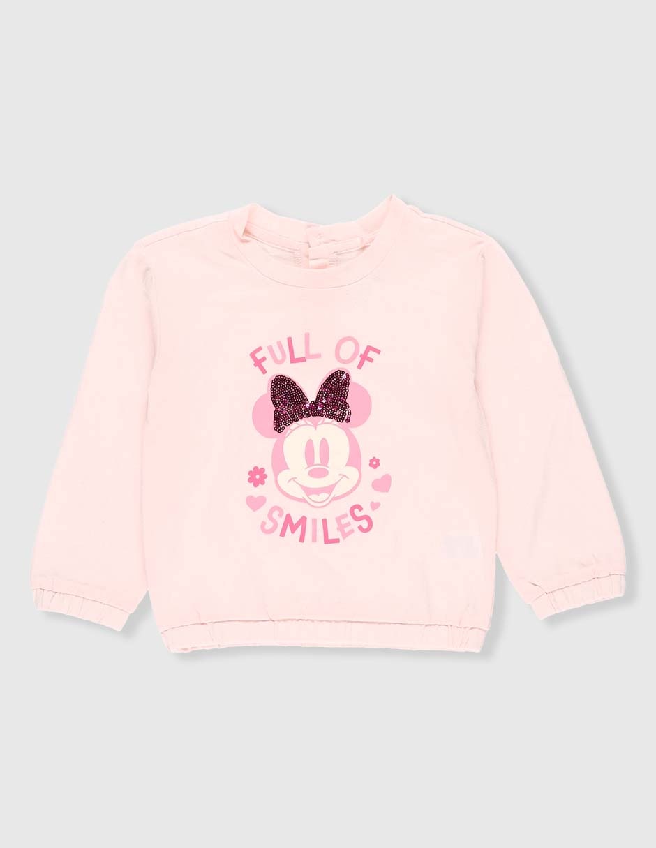 Sudadera Minnie Mouse para niña Sudadera Minnie Mouse para niña