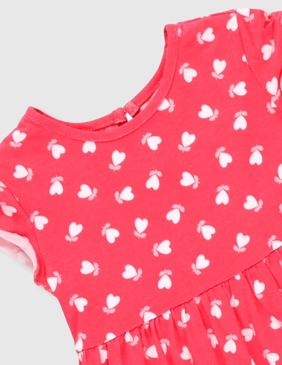 Vestido manga volantes para niña 3
