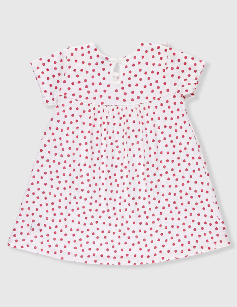 Vestido manga cap para niña 2