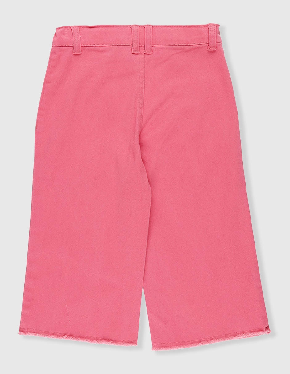 Jeans coulotte amplio para niña 2