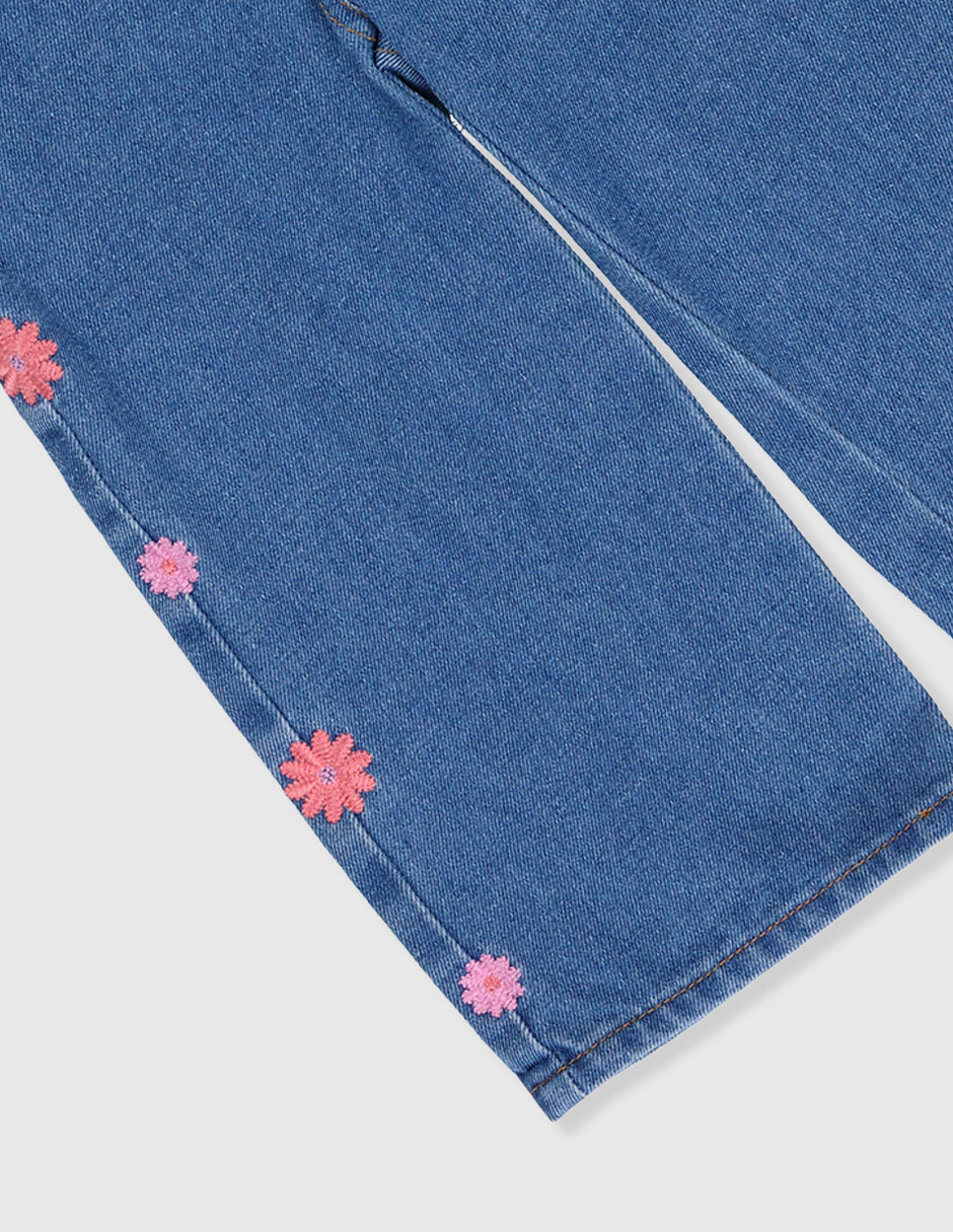 Jeans amplio para niña 4