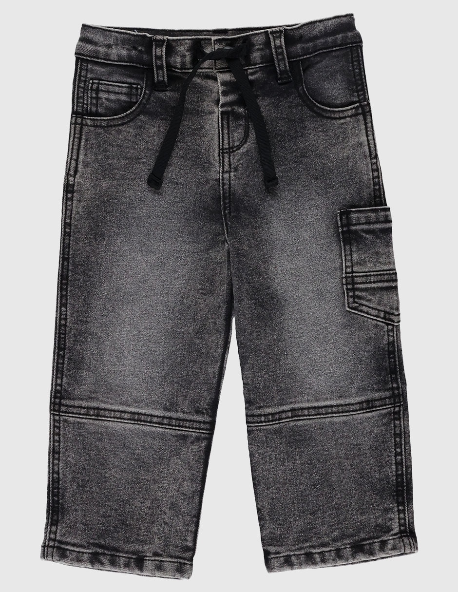 Jeans amplio deslavado para niño Jeans amplio deslavado para niño