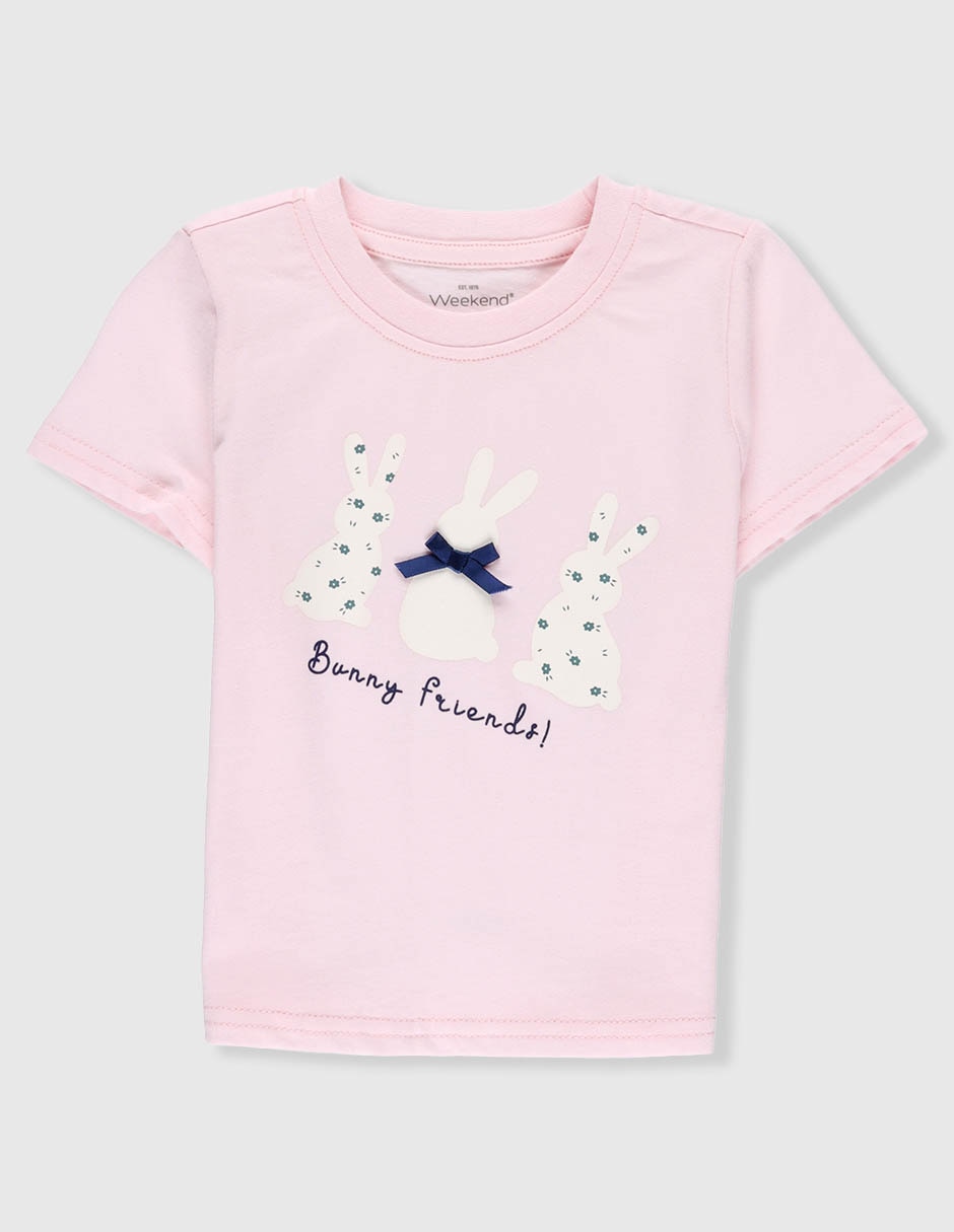 Playera manga corta para niña Playera manga corta para niña