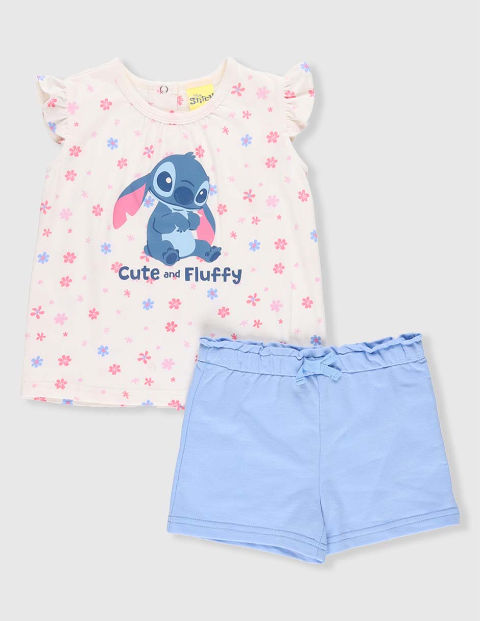 Conjunto Stitch de algodón para niña Conjunto Stitch de algodón para niña