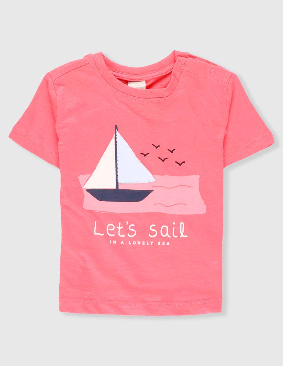 Playera manga corta para niña