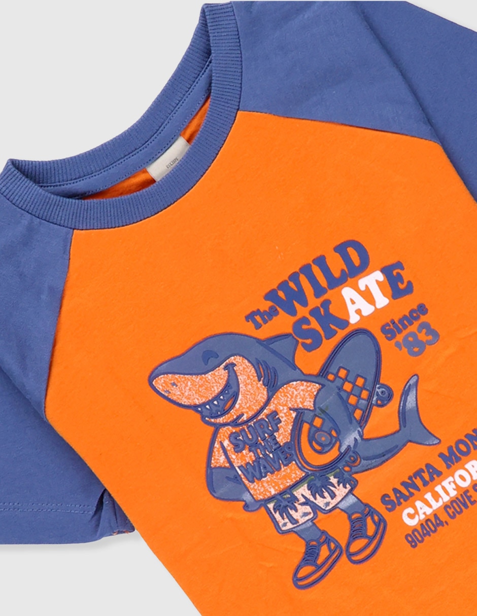 Playera manga corta para niño 4