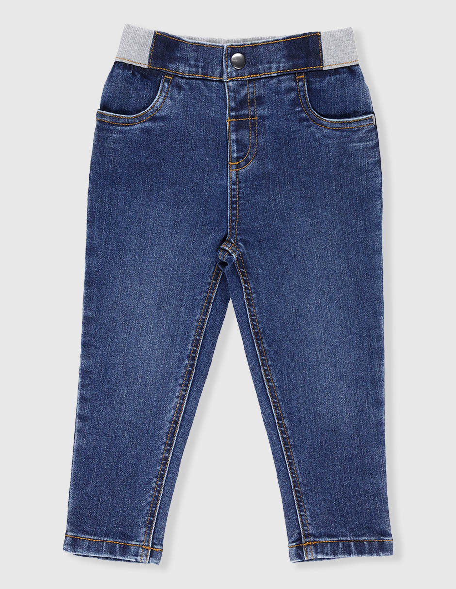 Jeans slim deslavado para niño Jeans slim deslavado para niño