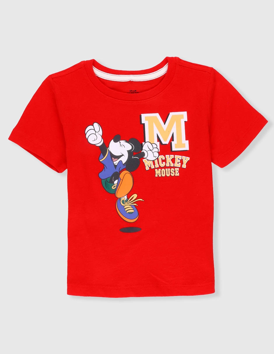 Playera Mickey manga corta para niño Playera Mickey manga corta para niño