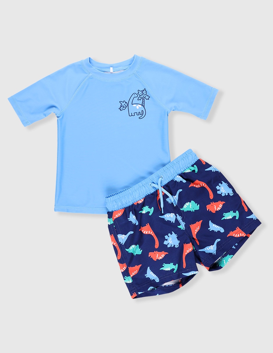 Traje de baño short Dinosaurios para bebé Traje de baño short Dinosaurios para bebé