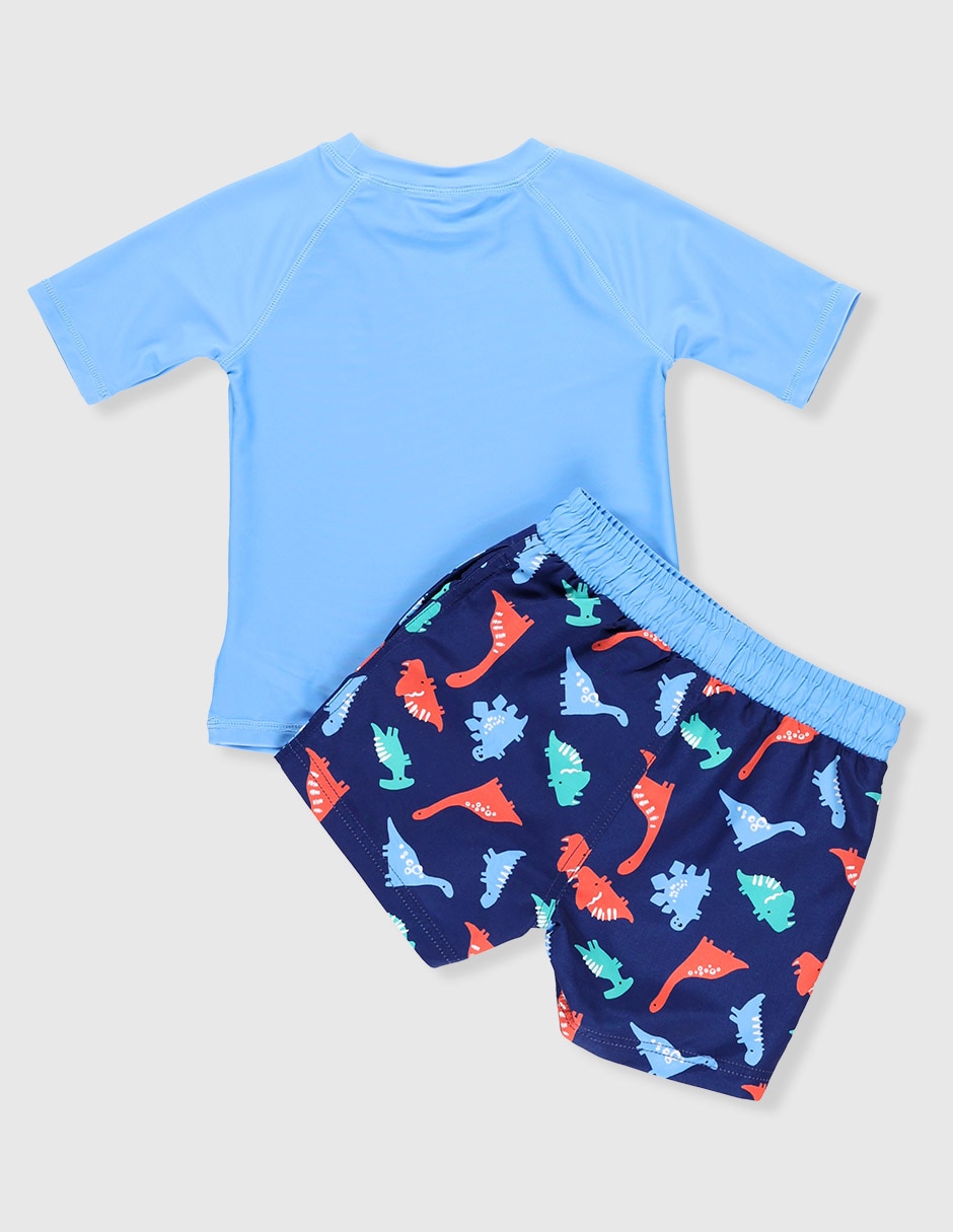 Traje de baño short Dinosaurios para bebé 2