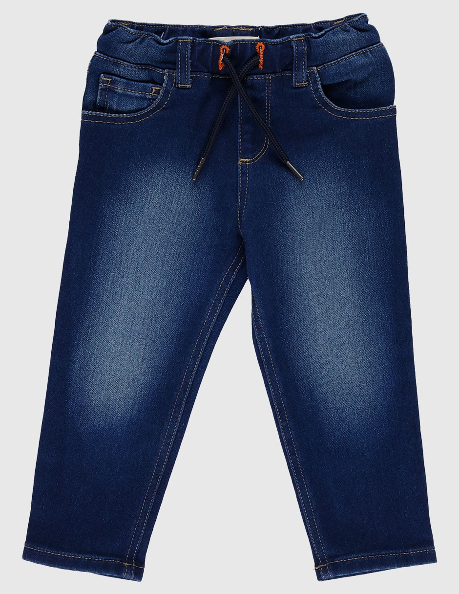 Jeans straight deslavado para niño Jeans straight deslavado para niño