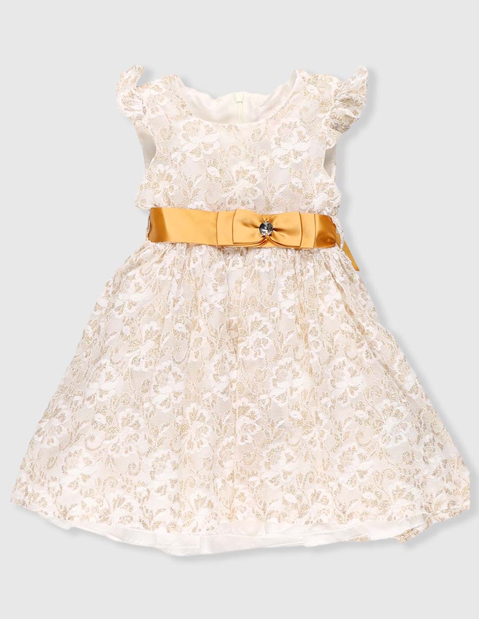 Vestido manga cap para niña Vestido manga cap para niña