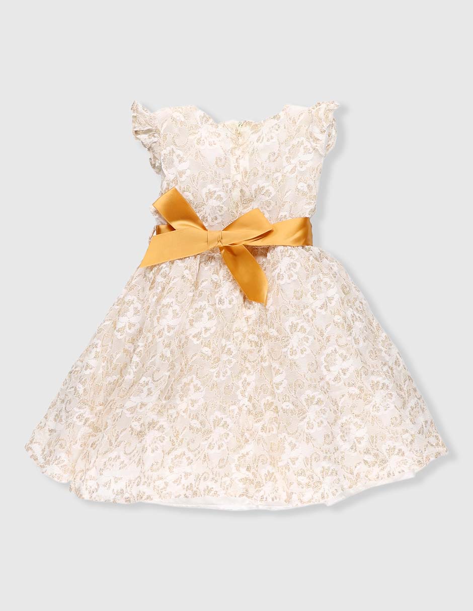 Vestido manga cap para niña 2