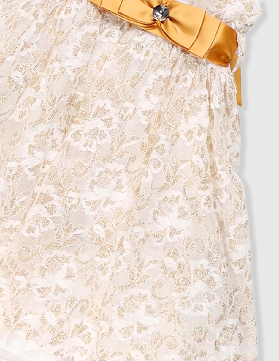 Vestido manga cap para niña 4