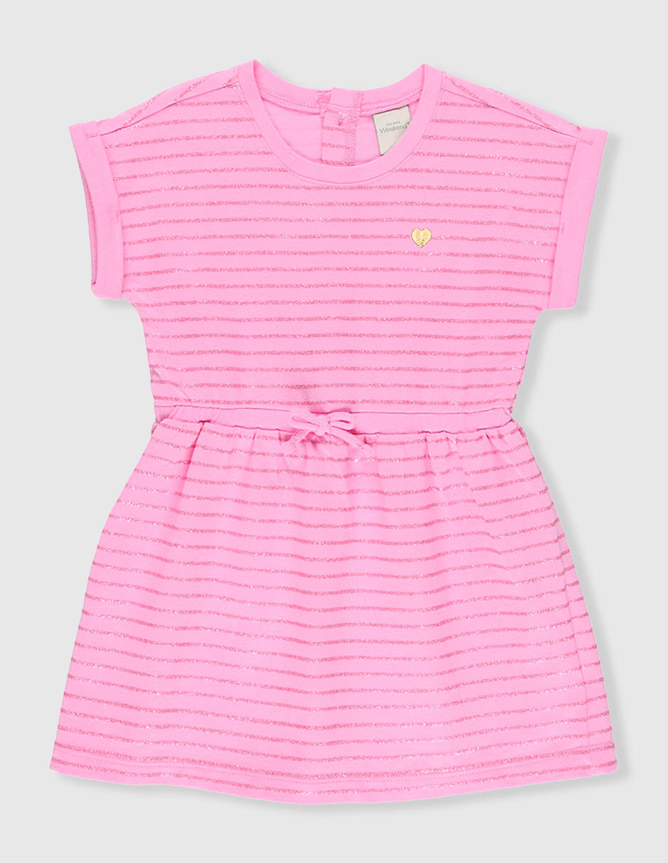 Vestido manga cap para bebé niña Vestido manga cap para bebé niña