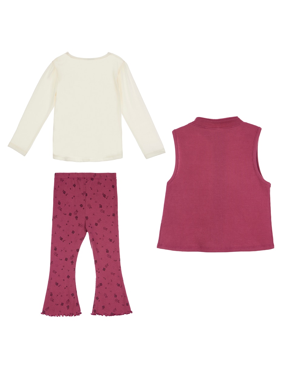Conjunto para bebé niña 3 piezas 2