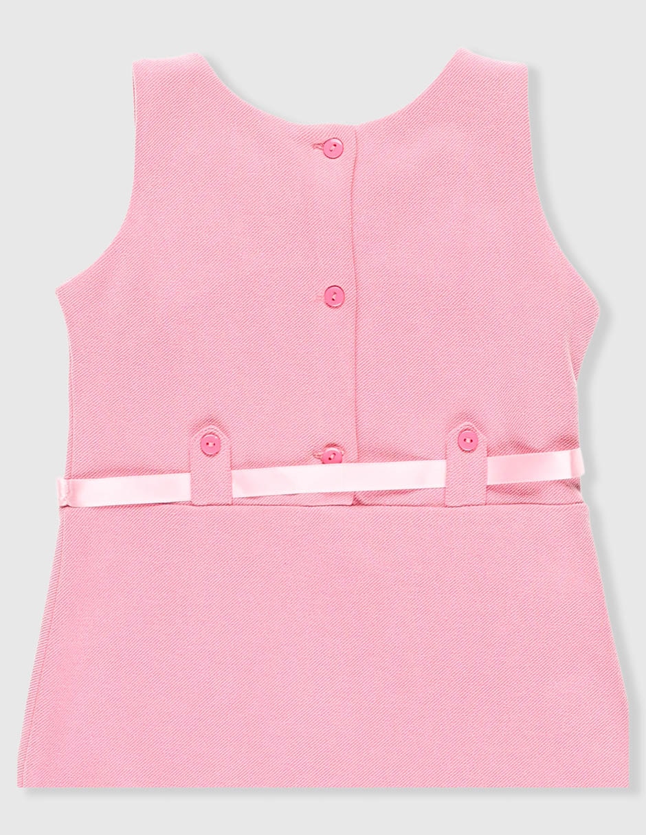 Conjunto vestido manga regular para niña 3