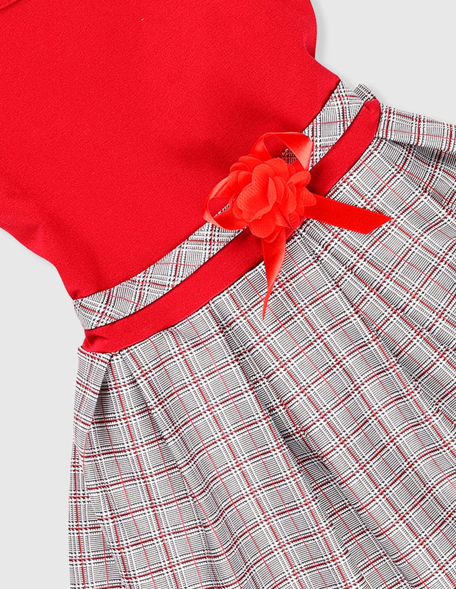 Vestido manga regular para bebé niña 3