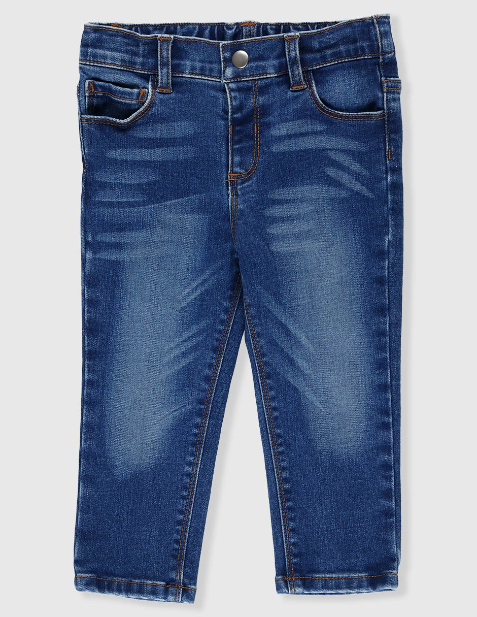 Jeans straight lavado whisker para niña Jeans straight lavado whisker para niña