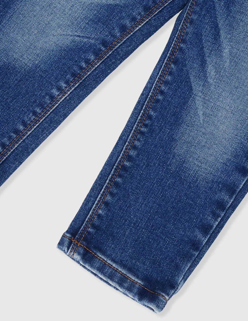 Jeans straight Weekend Baby lavado whisker para niña 4