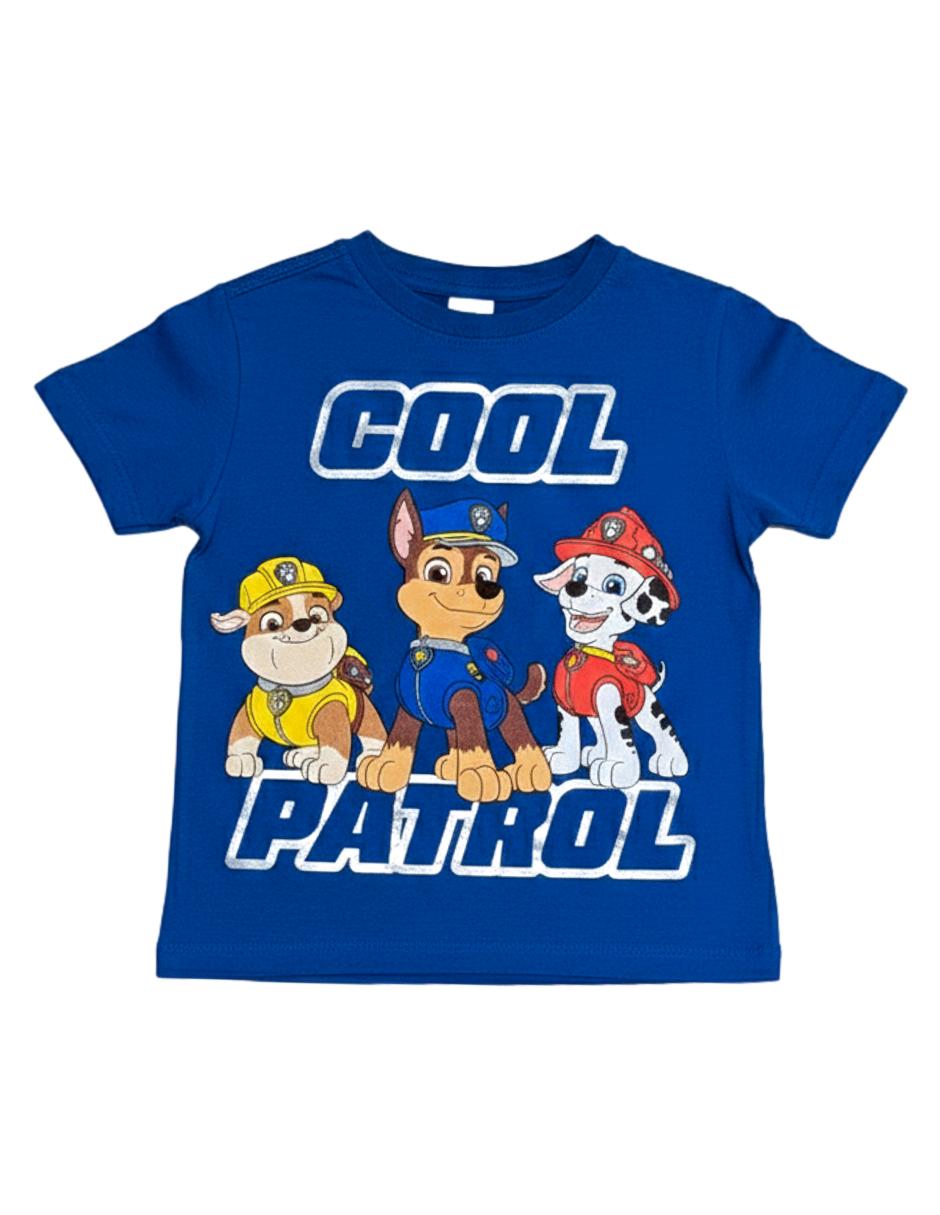 Playera Paw Patrol manga corta para niño 2