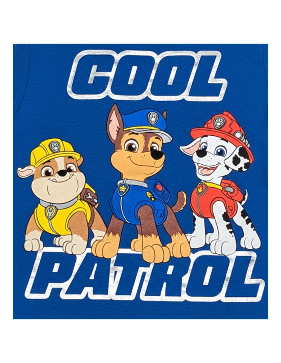 Playera Paw Patrol manga corta para niño 5