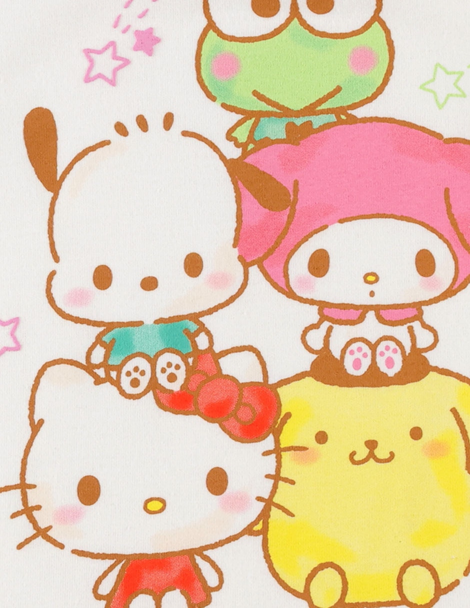 Playera Hello Kitty and Friends manga corta para niña 4