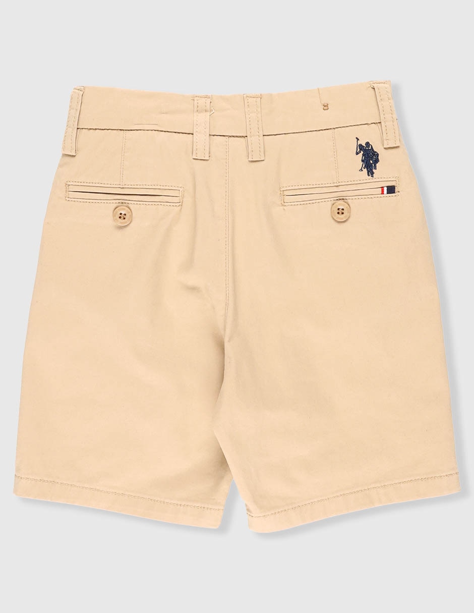 SHORT US POLO, 4, KHAKI USTKB-57-327SB