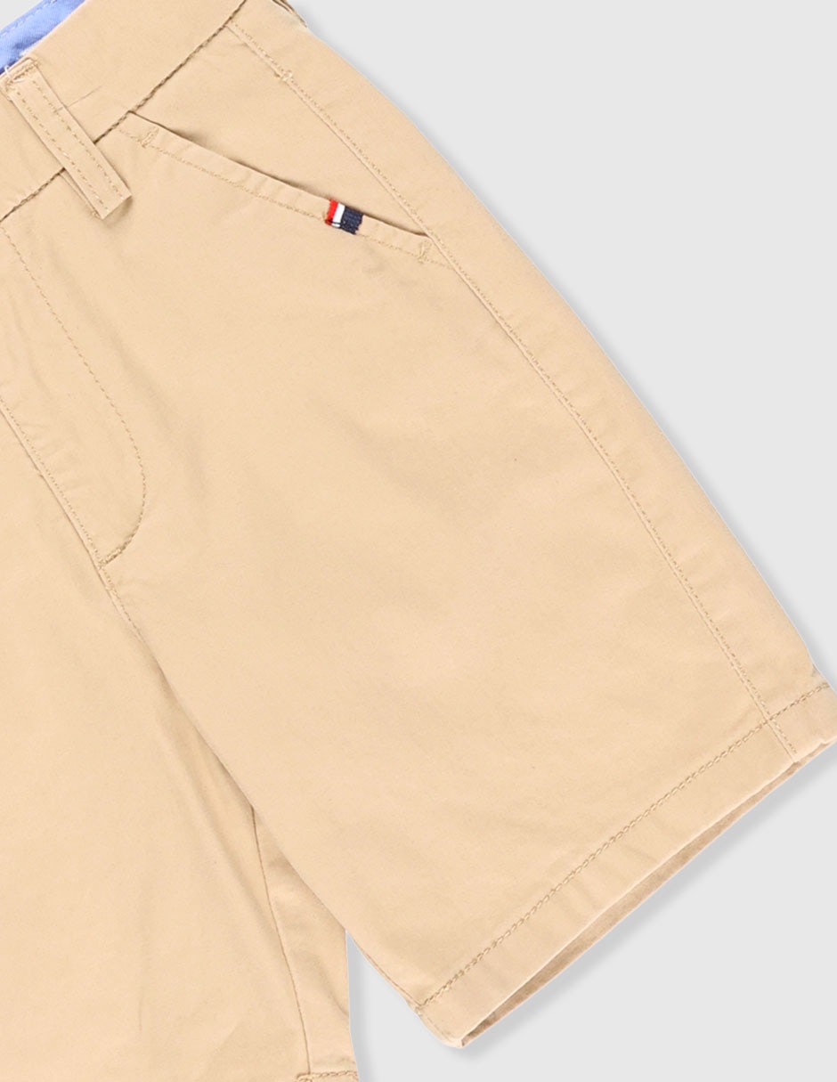 SHORT US POLO, 4, KHAKI USTKB-57-327SB