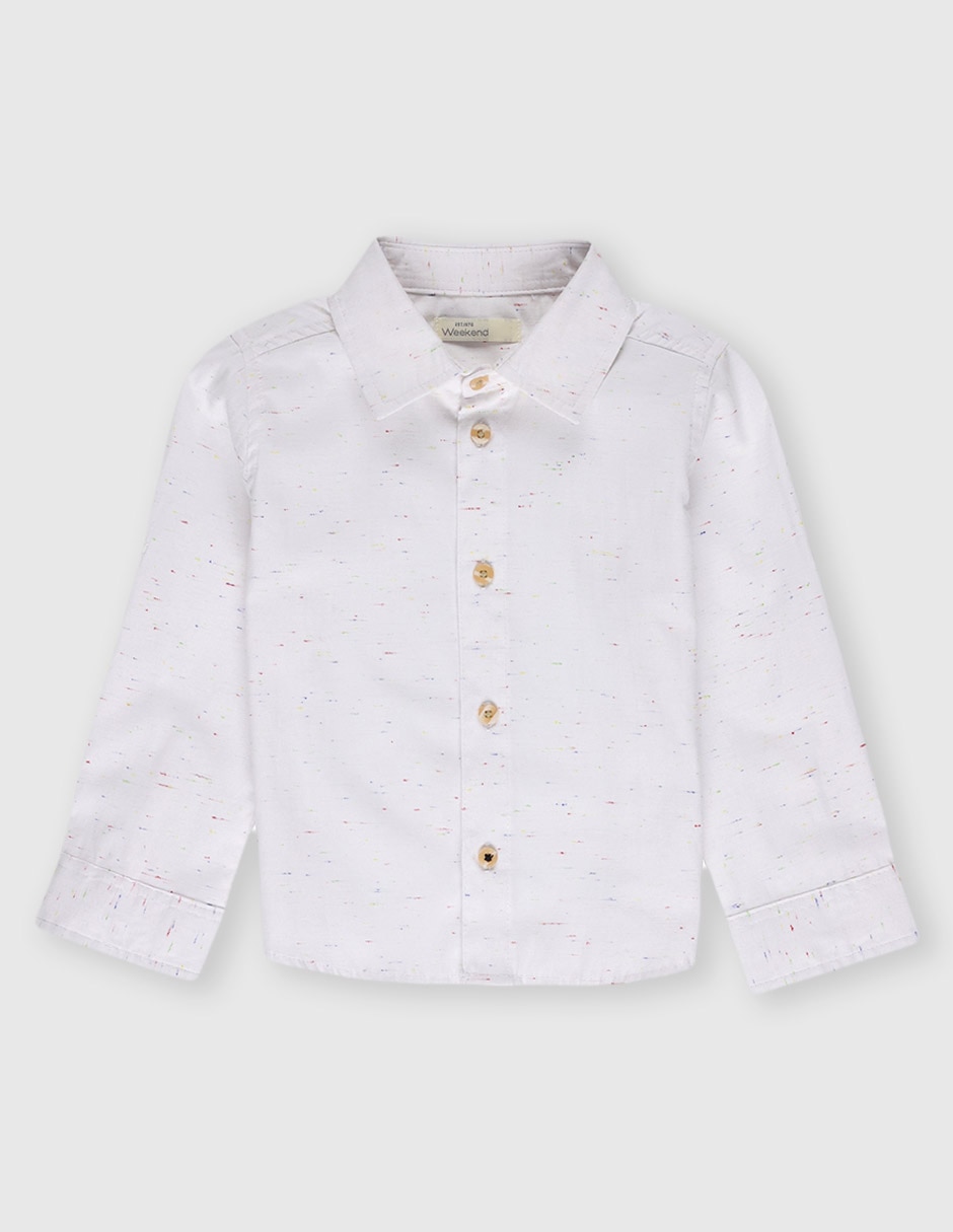 Camisa casual manga larga para niño Camisa casual manga larga para niño