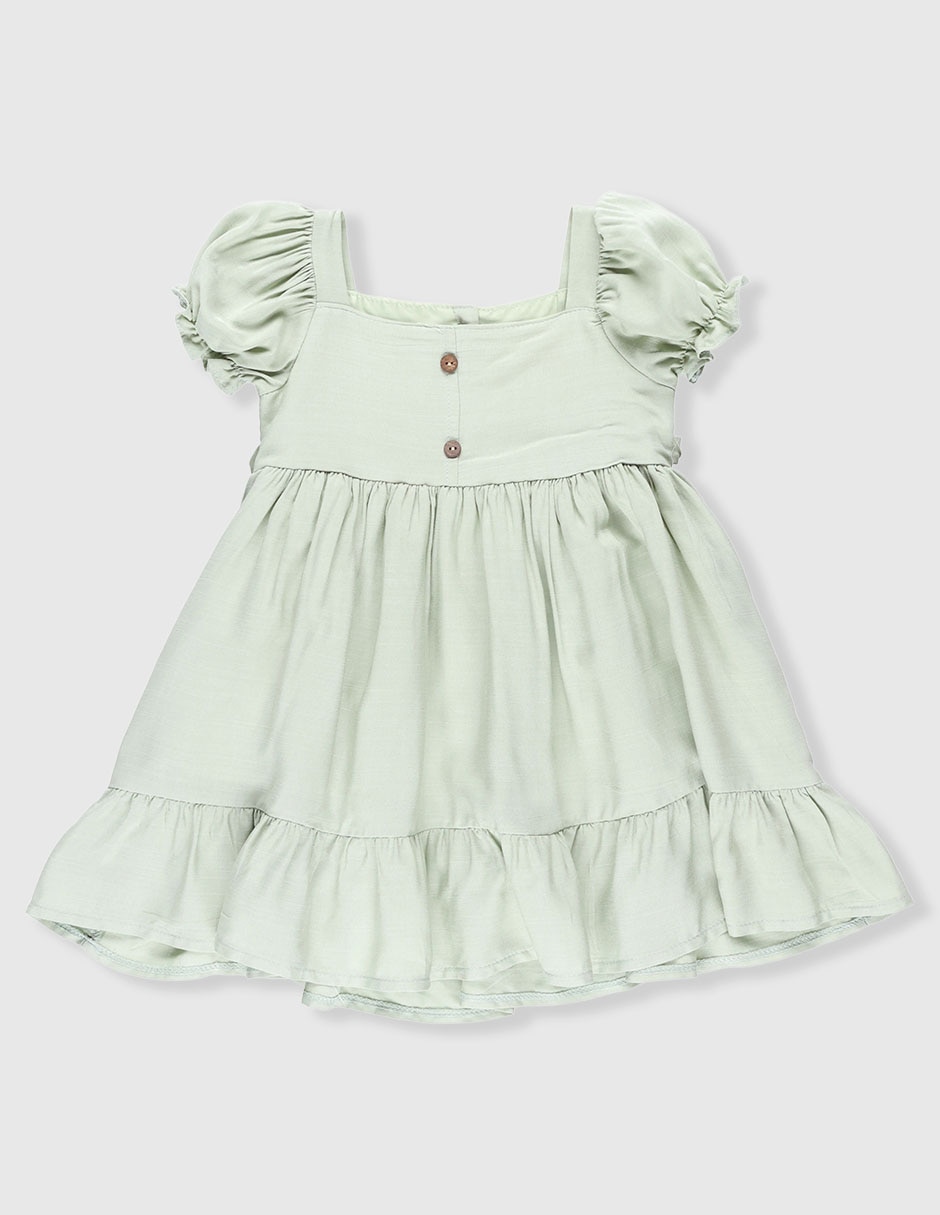 Vestido manga globo para niña Vestido manga globo para niña