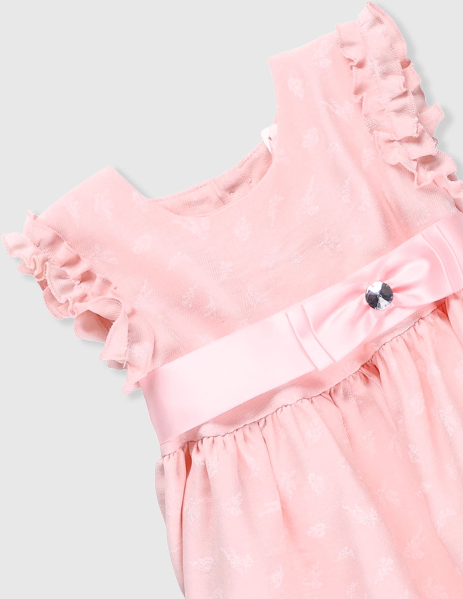Vestido manga cap para niña 3