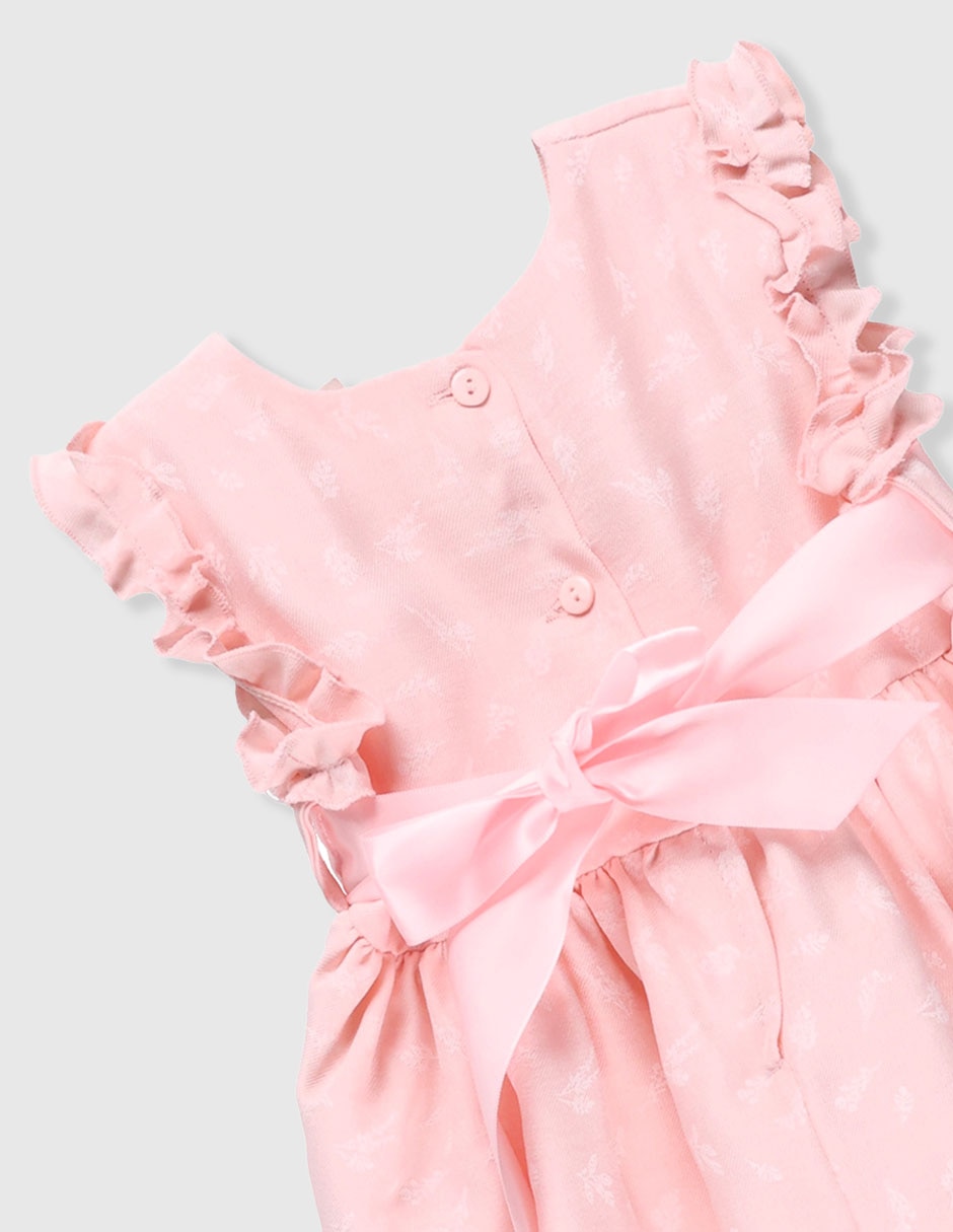 Vestido manga cap para niña 4
